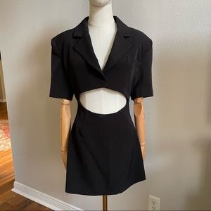NWT Black Blazer Dress